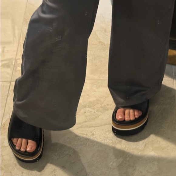 Paloma Barcelo Shoes - Paloma Barcelo Leather Slide Sandals 🇪🇸